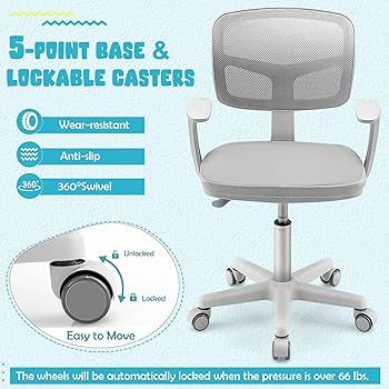 矯正用品・補助ベルト Jellyfish Chair Standard Amazon.com: Kids Desk Chair, Height Adjustable Children